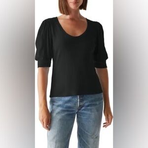 NWOT MICHAEL Stars Rosario Puff Sleeve Knit Top